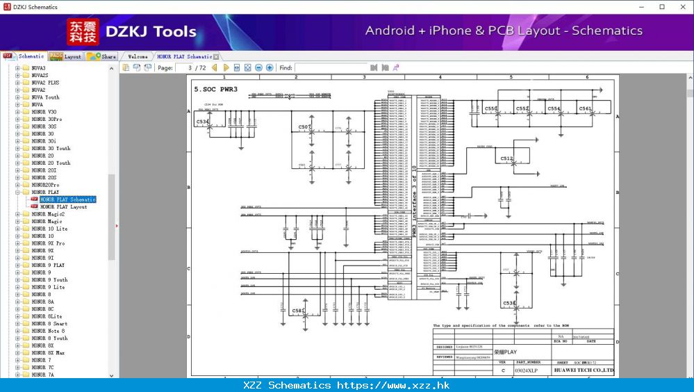 HONOR PLAY Schematic - HONOR PLAY - HUAWEI Schematic