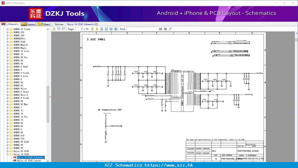 Enjoy 10 PLUS Schematic - Enjoy 10 PLUS - HUAWEI Schematic