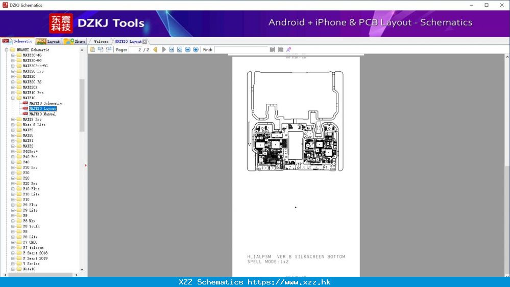 MATE10 Layout - MATE10 - HUAWEI Schematic