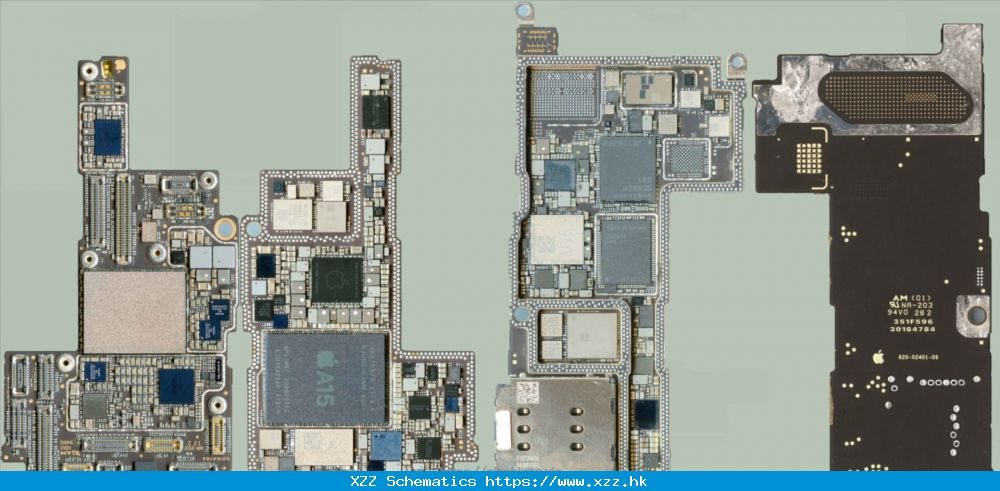 IPhone13 Pro Max 820-02400-06 820-02400-09 Motherboard Physical ...