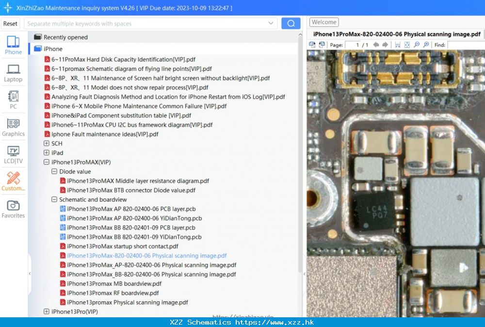 IPhone13 Pro Max 820-02400-06 820-02400-09 Motherboard Physical ...