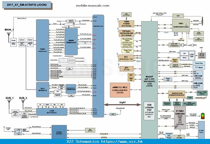 Huawei Y5 Prime 2018 Schematic Diagram