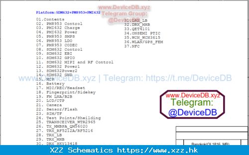 Huawei Y7 (2019) QL1816 Schematic - Huawei / Honor - Phone