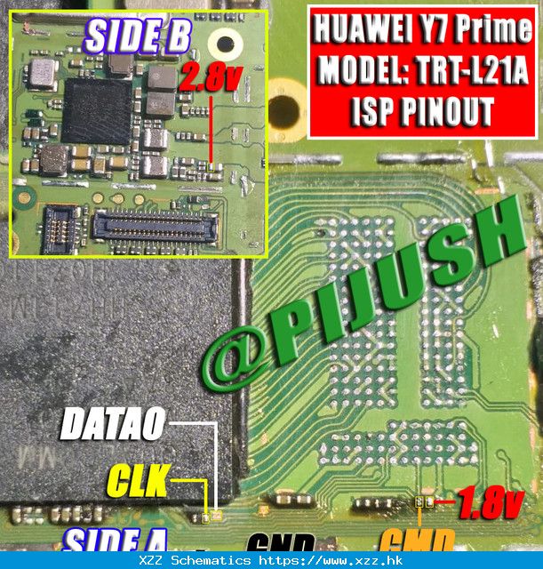 HUAWEI-Y7-Prime-TRT-L21-A-ISP-PINOUT Ho…