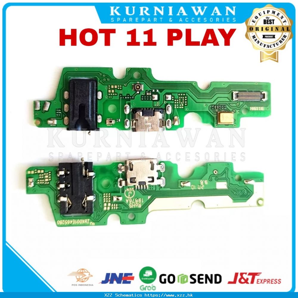 1Pc/Set PCB Board Charger Connector Plus Microphon…