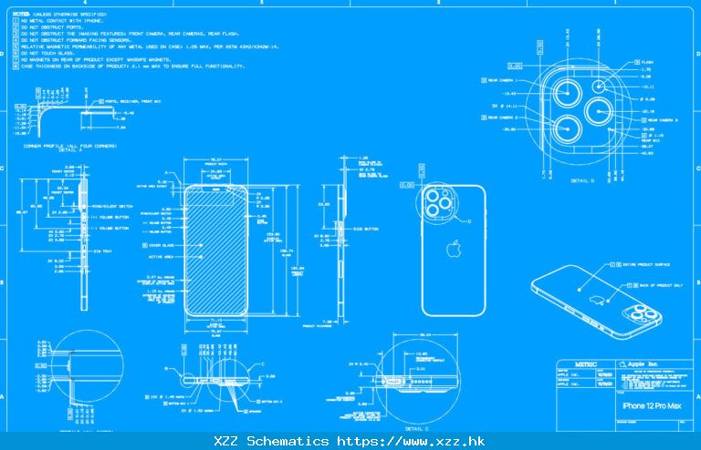 IPhone 12 Pro Max Schematics