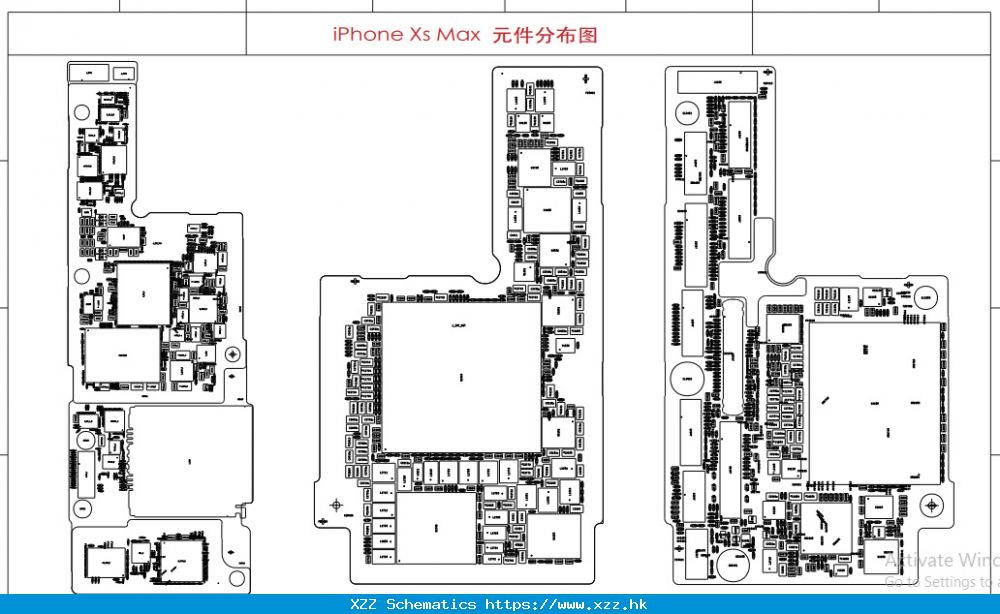IPhone Xs Schematic Wallpaper