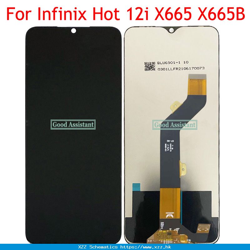 100% Perfect Repair Black 6.6 Inch For Infini…