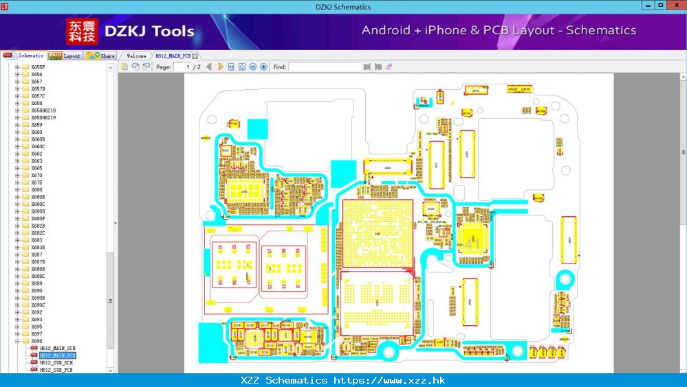 H812_MAIN_PCB - X698 - INFINIX Schematic