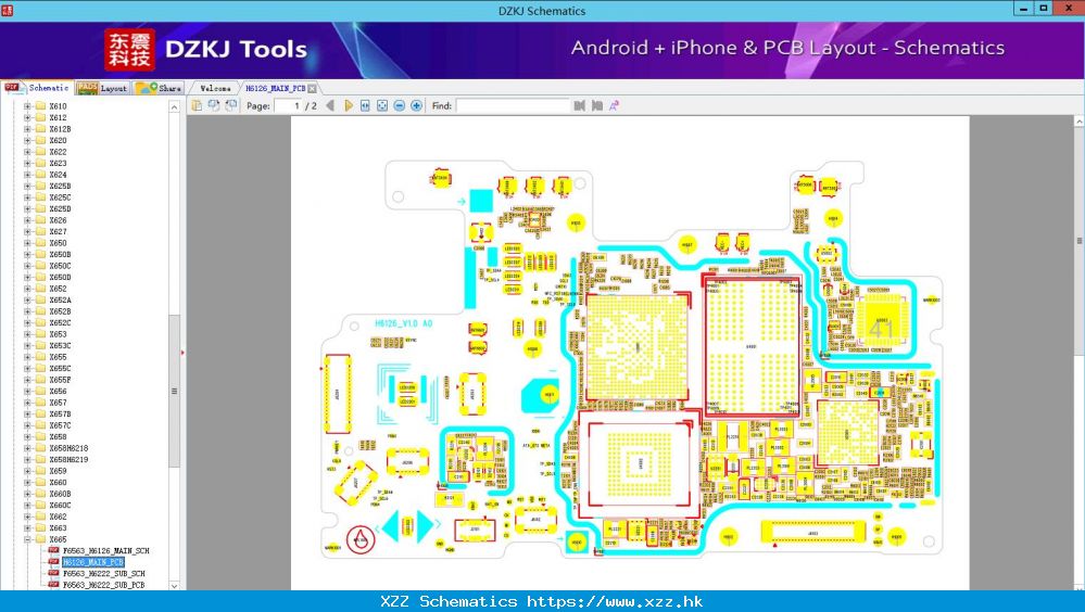 H6126_MAIN_PCB - X665 - INFINIX Schematic