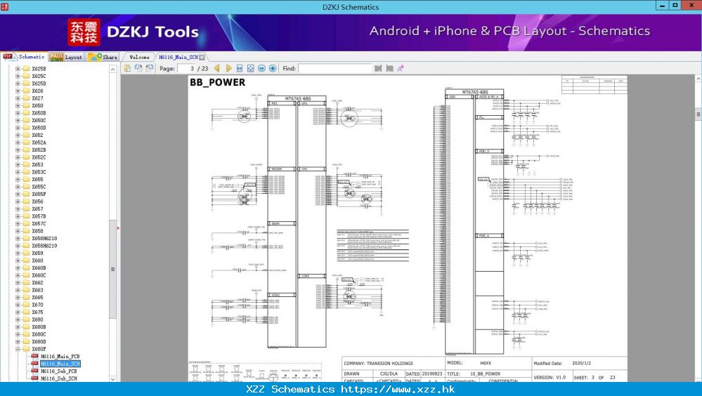 H6116_Main_SCH - X680F - INFINIX Schematic