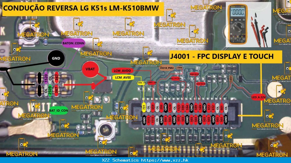 K51s Liga Sem Imagem - REPAROS NO HARDWARE