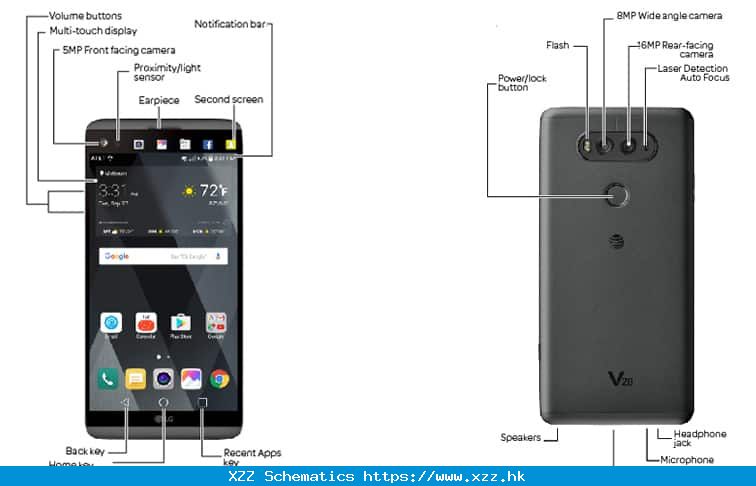 LG V20 (H910) Diagram