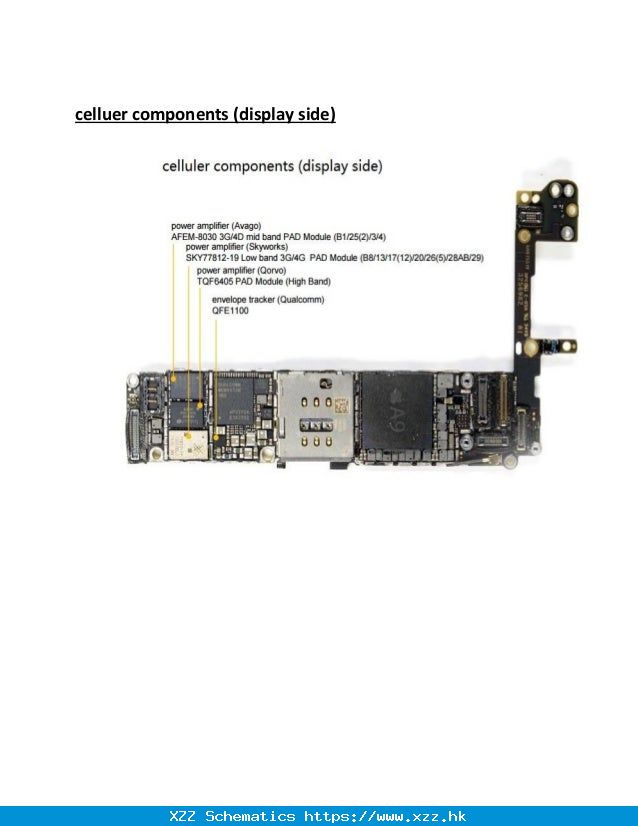[DIAGRAM] Apple IPhone 6 Schemati…