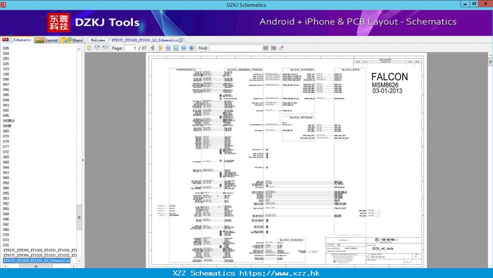 XT937C_XT1028_XT1031_L3_Schematics - XT1032 - MOTOROLA Schematic