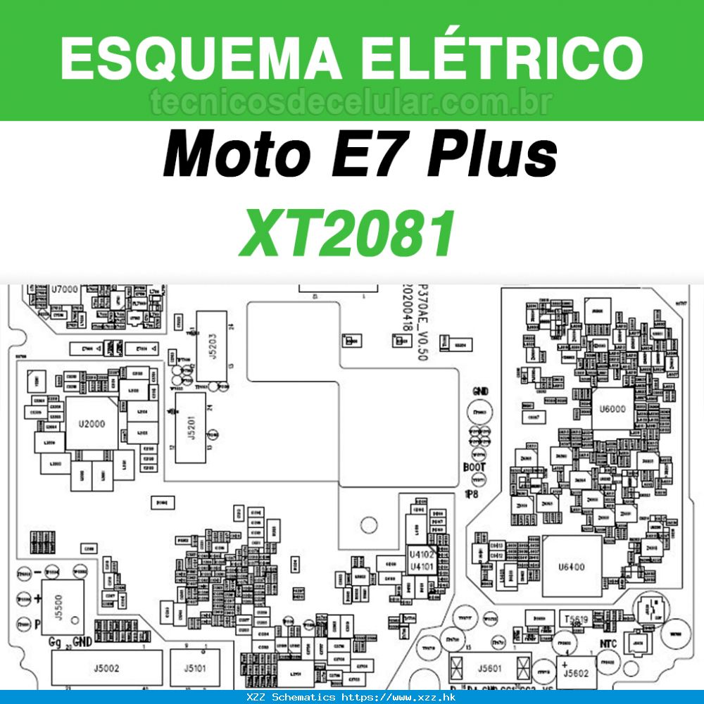 Esquema Elétrico Moto E7 Plus XT2081