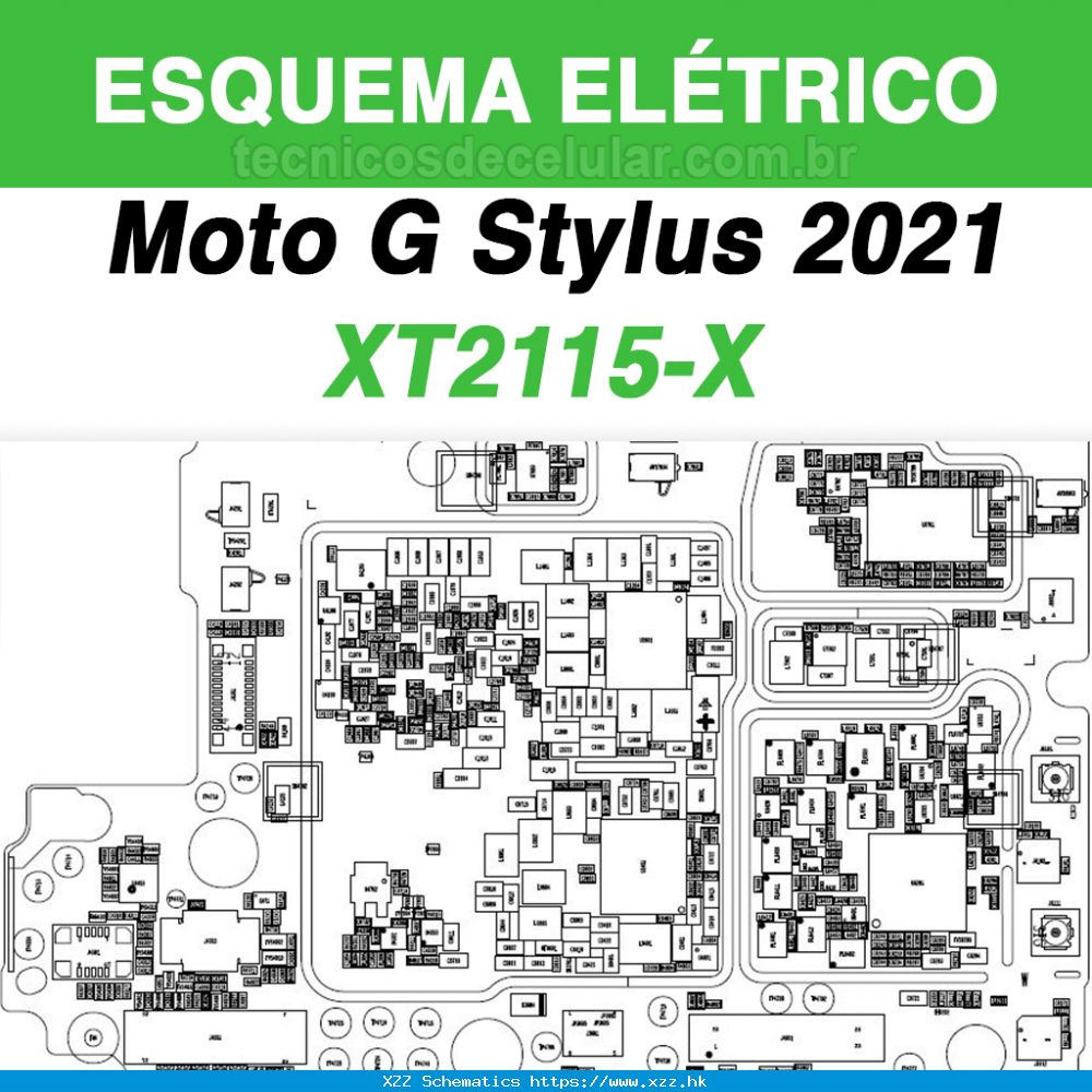 Esquema Elétrico Moto G Stylus 2021 XT2115-X