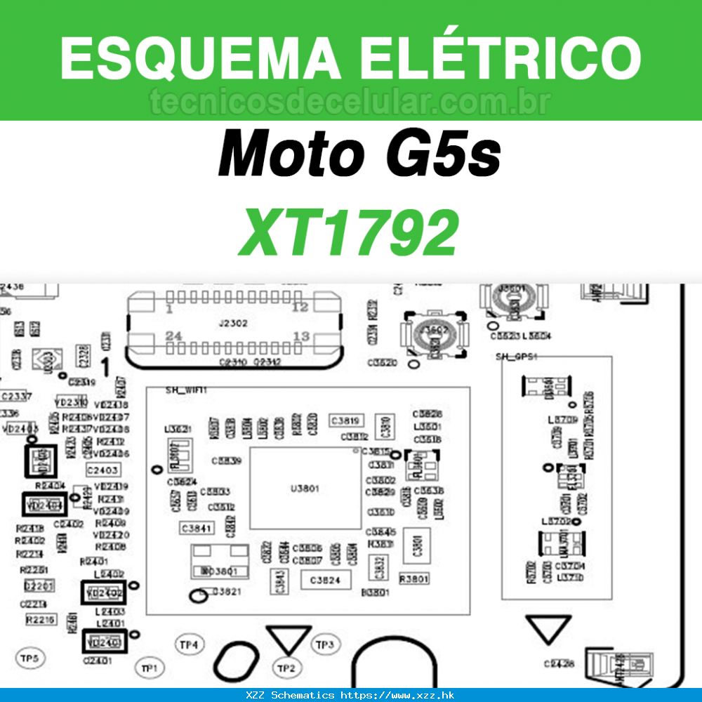 Esquema Elétrico Motorola Moto G5s – XT1792