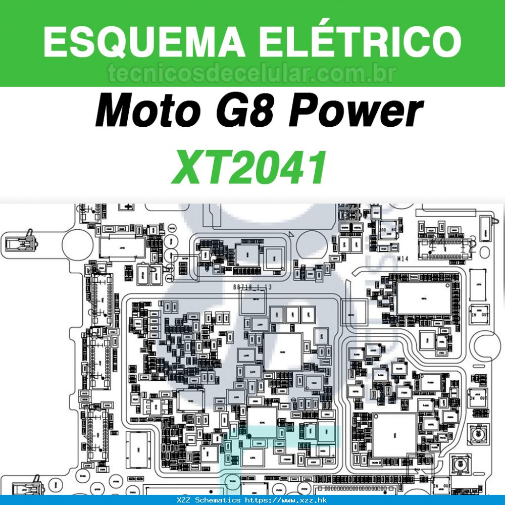 Esquema Elétrico Moto G8 Power XT2041