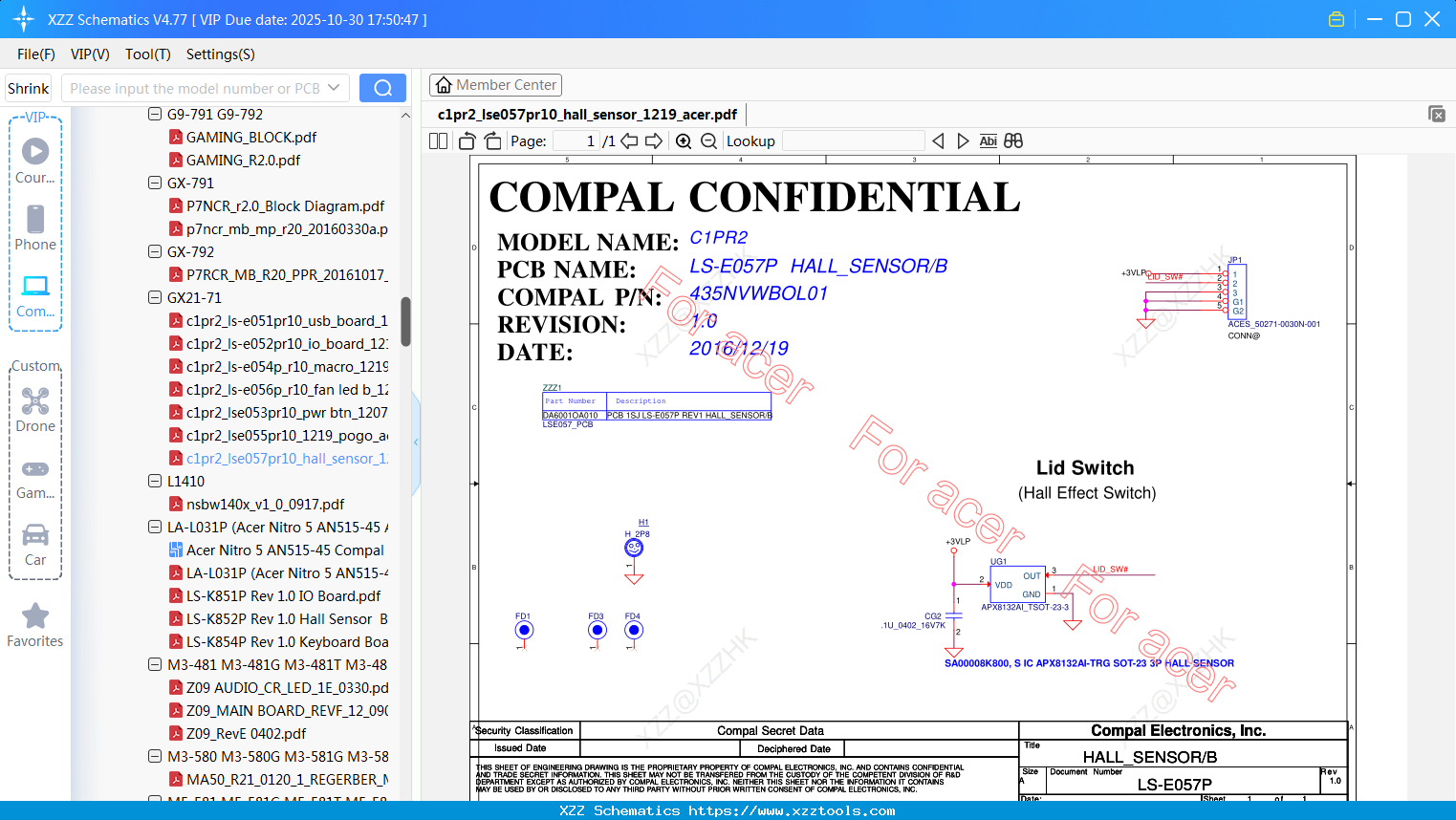 Laptop C1pr2_lse057pr10_hall_sensor_1219_acer