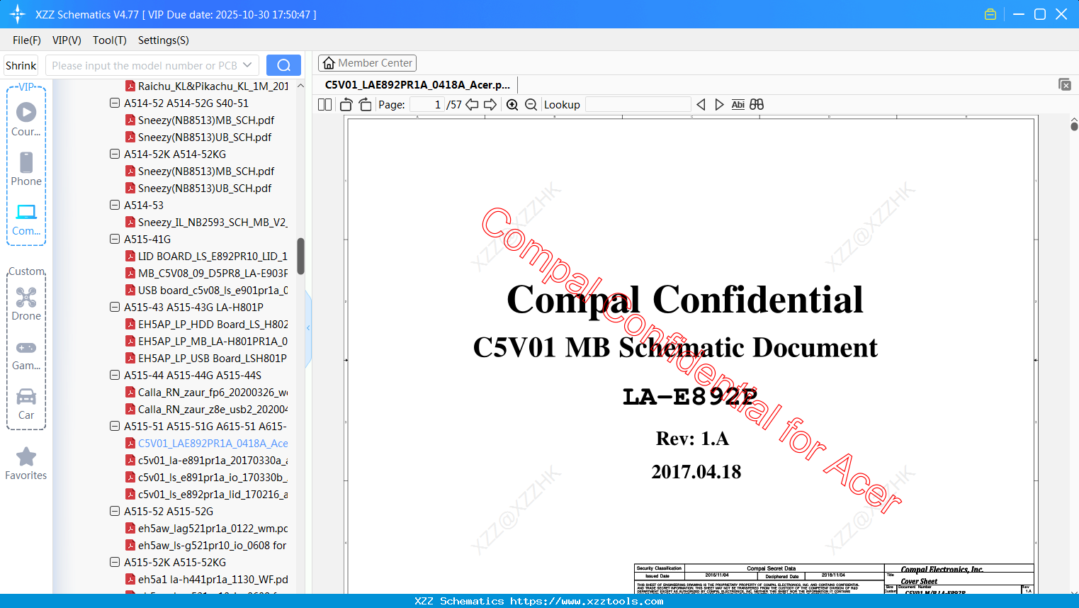 Laptop C5V01_LAE892PR1A_0418A_Acer