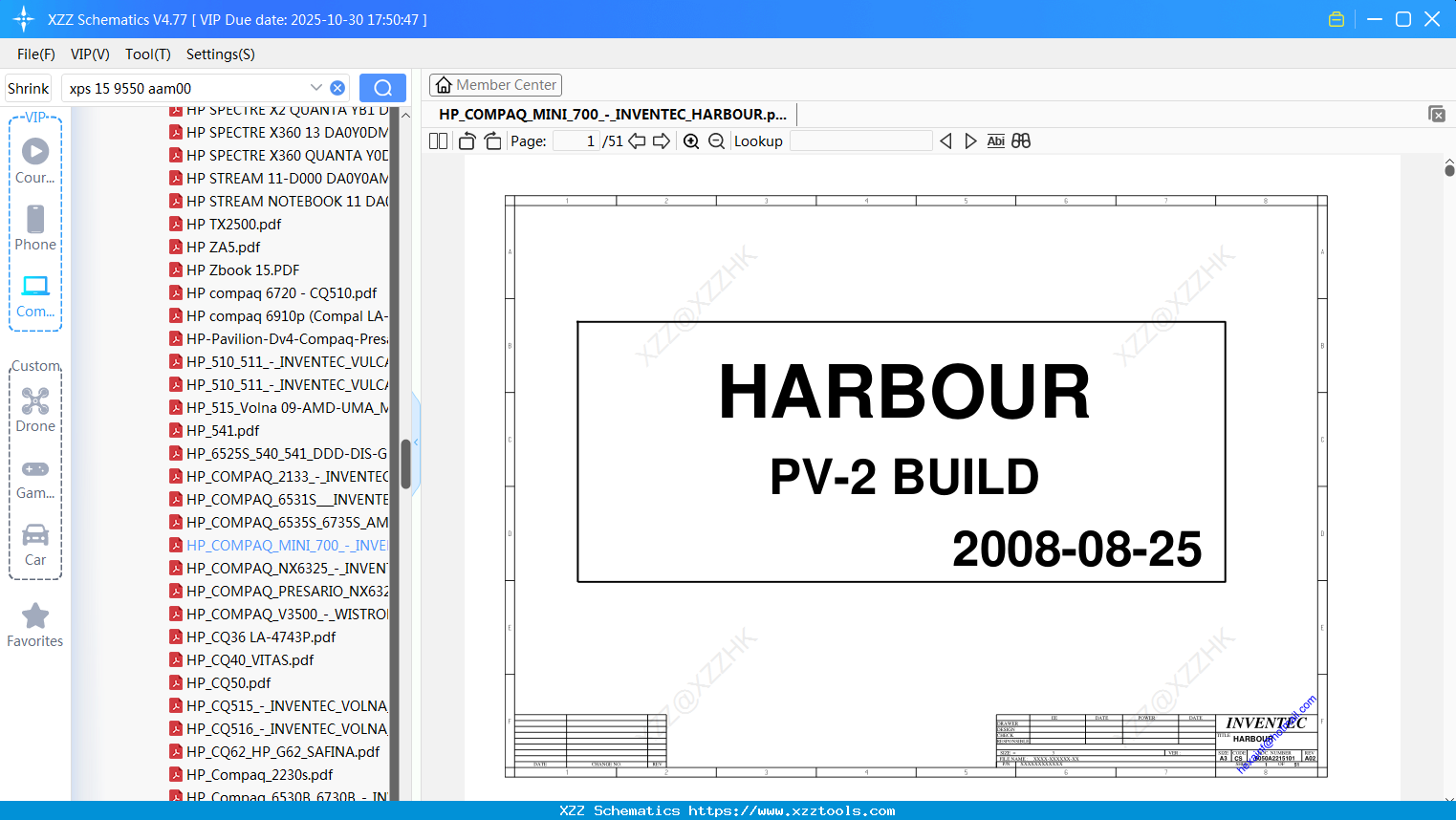 Laptop HP_COMPAQ_MINI_700_-_INVENTEC_HARBOUR