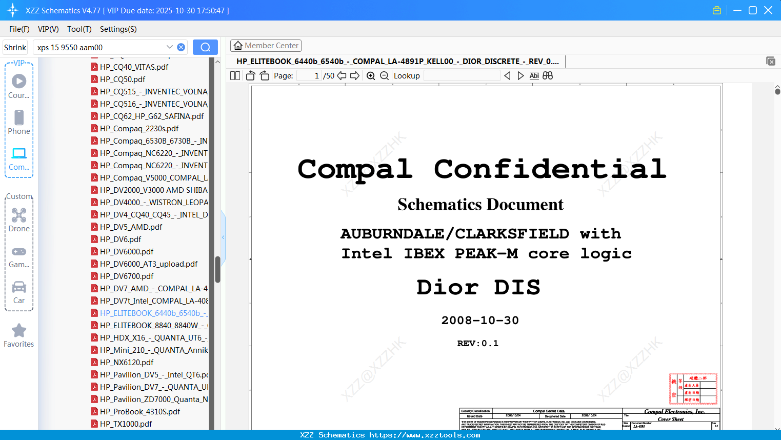 Laptop HP_ELITEBOOK_6440b_6540b_-_COMPAL_LA-4891P_KELL00_-_DIOR_DISCRETE_-_REV_0.1
