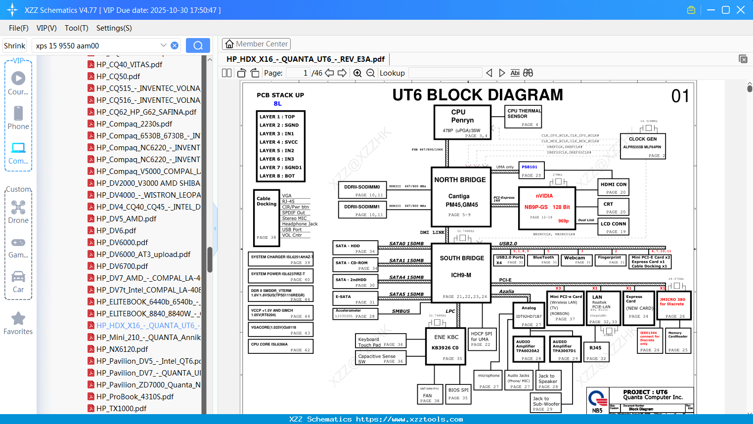 Laptop HP_HDX_X16_-_QUANTA_UT6_-_REV_E3A