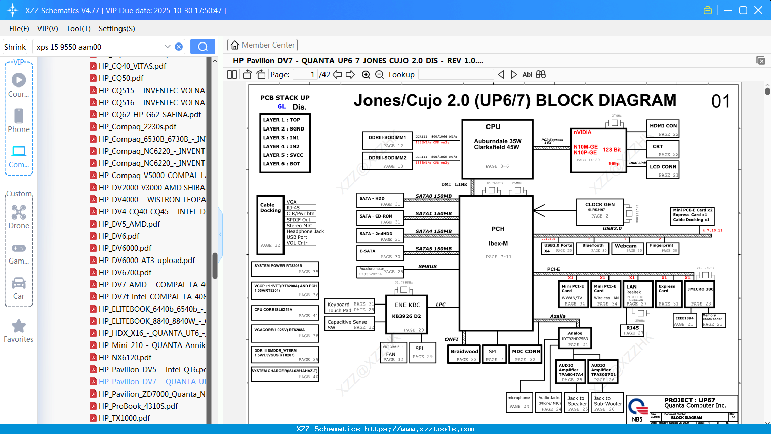 Laptop HP_Pavilion_DV7_-_QUANTA_UP6_7_JONES_CUJO_2.0_DIS_-_REV_1.0
