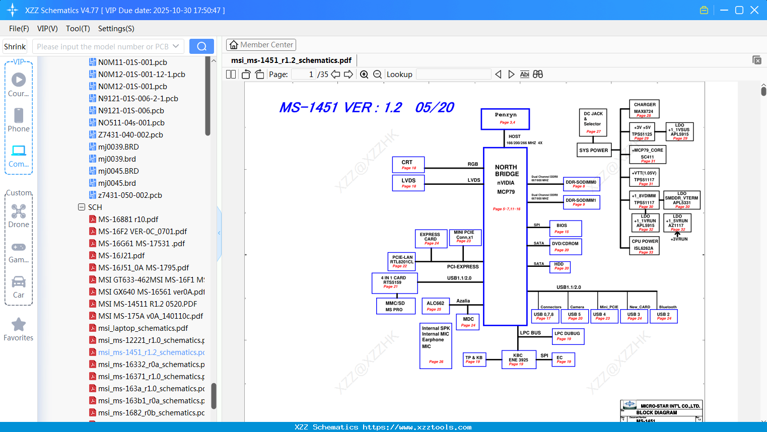Laptop Msi_ms-1451_r1.2_schematics