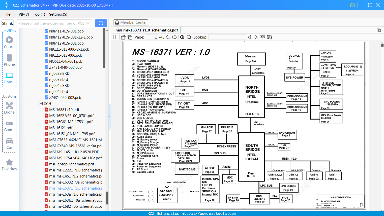 Laptop Msi_ms-16371_r1.0_schematics
