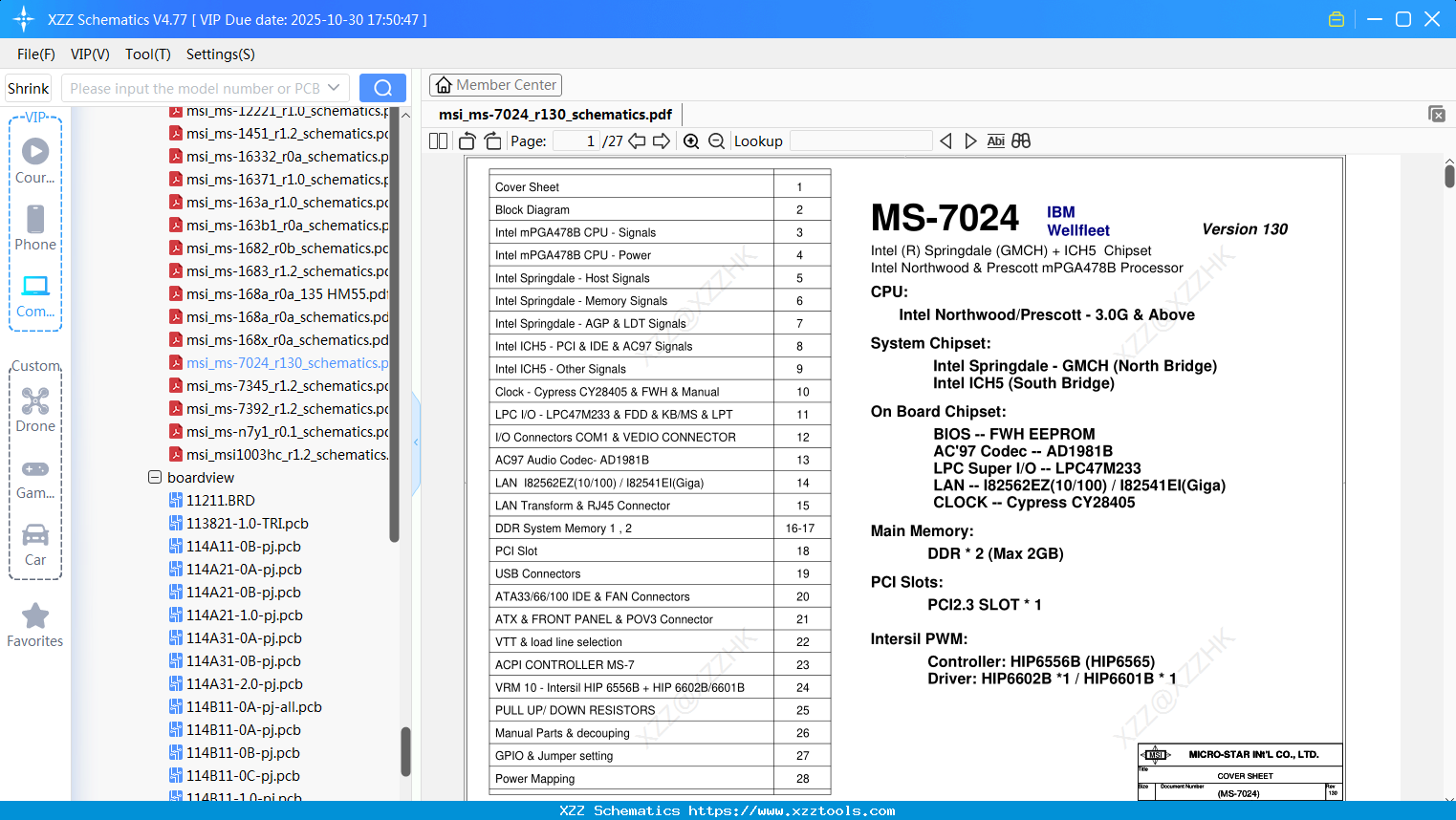 Laptop Msi_ms-7024_r130_schematics