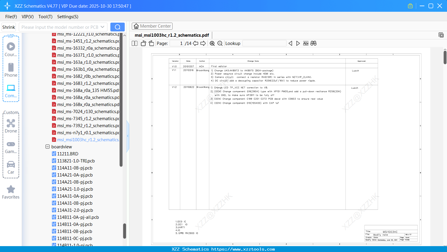 Laptop Msi_msi1003hc_r1.2_schematics